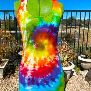 ❗️Custom Tie Dye❗️🌈 Tank Top